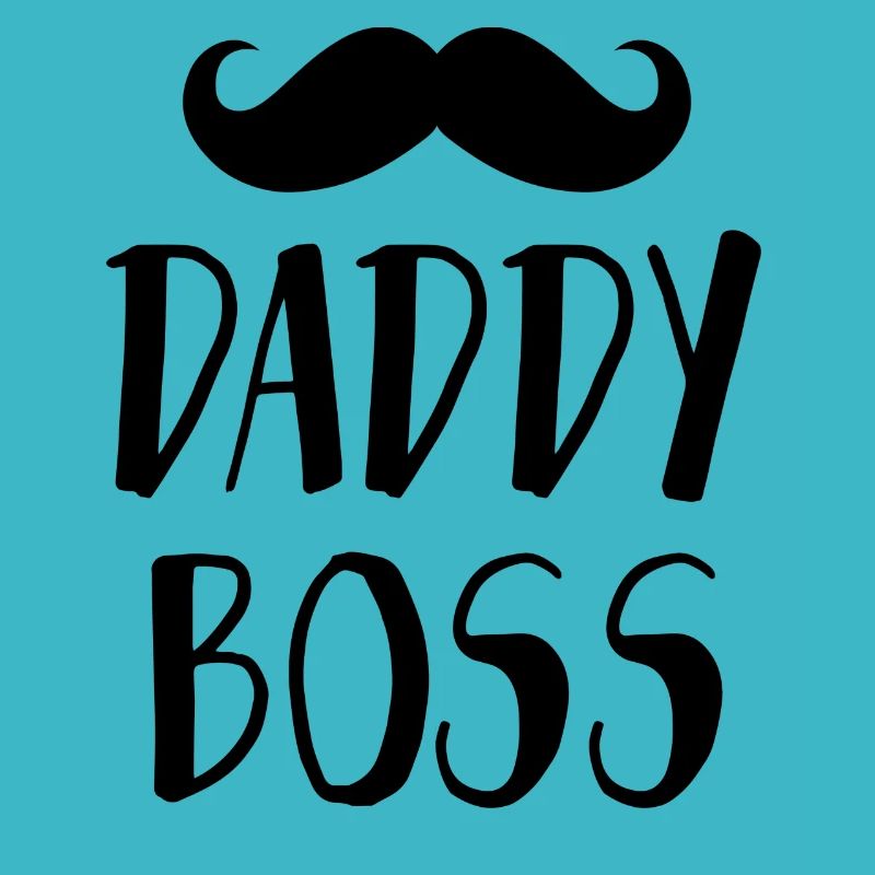 T-Shirt Daddy Boss Beard Mustache Gift Iddee