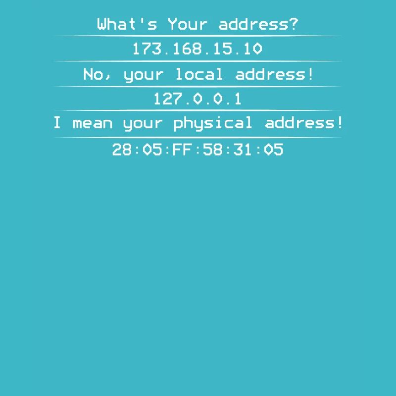 Computer IP Adresse Netzwerk Nerd Lustig Geschenk