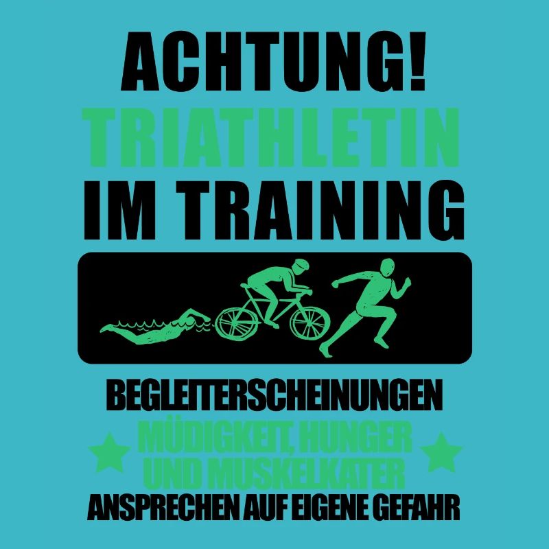 Triathletin Geschenk • Triathlet Training Shirt