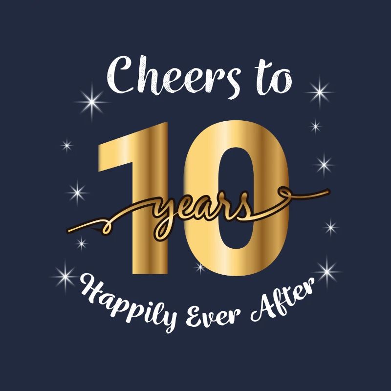 10th wedding anniversary 10 years Married gift