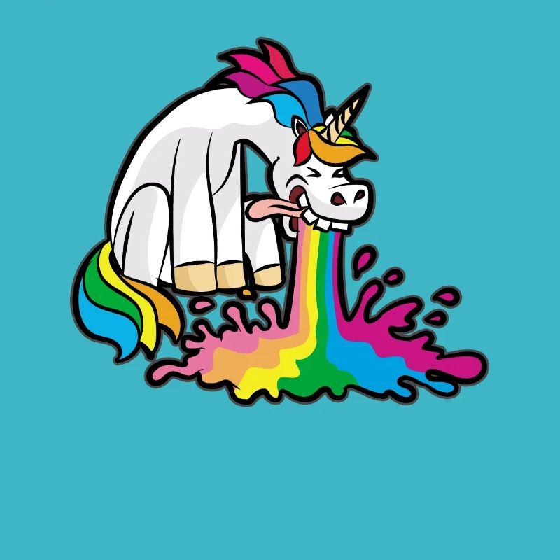 Pooping Unicorn Poop Passing Breaking Funny