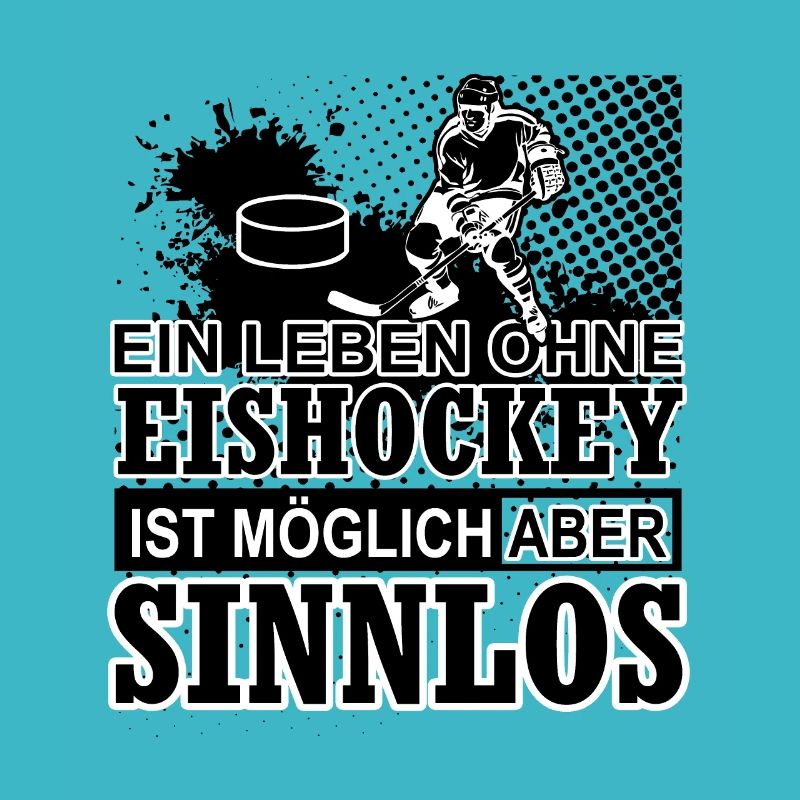 Ein Leben ohne Eishockey spruch geschenk