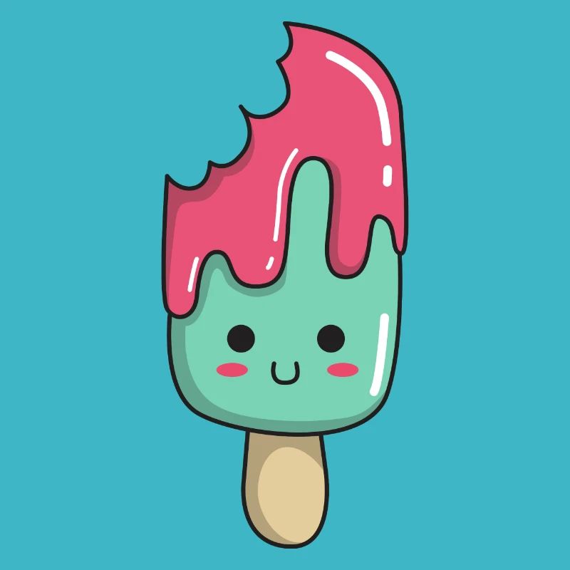 Glace kawaii mignon