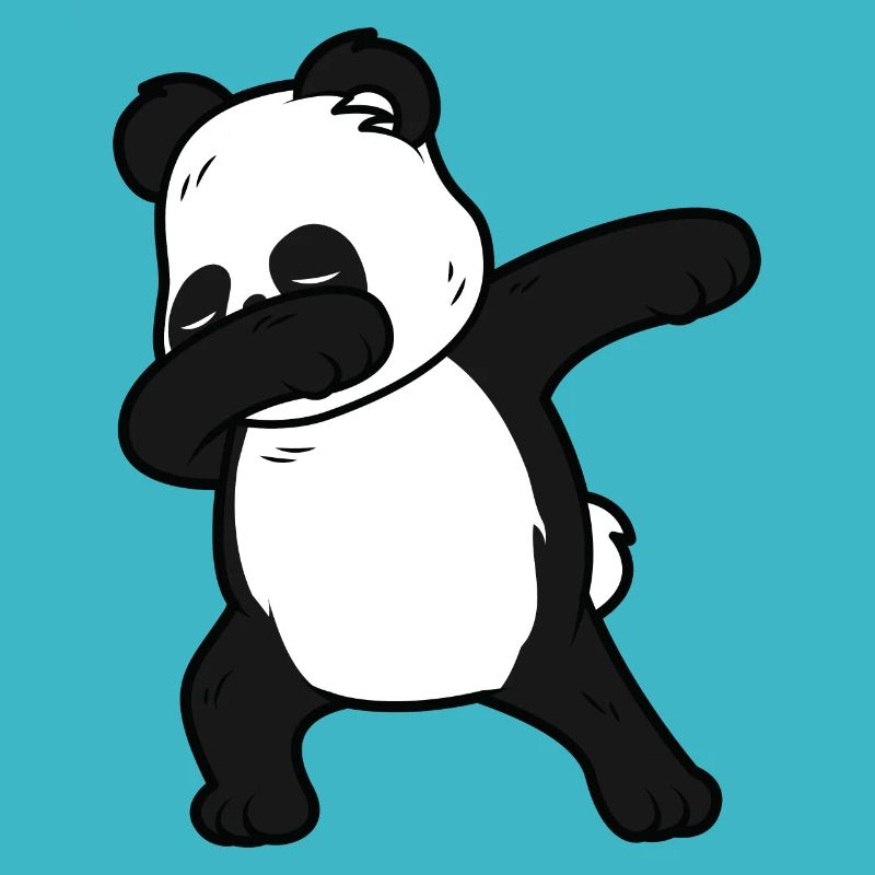 Panda Dabbing Tanzendes Tier