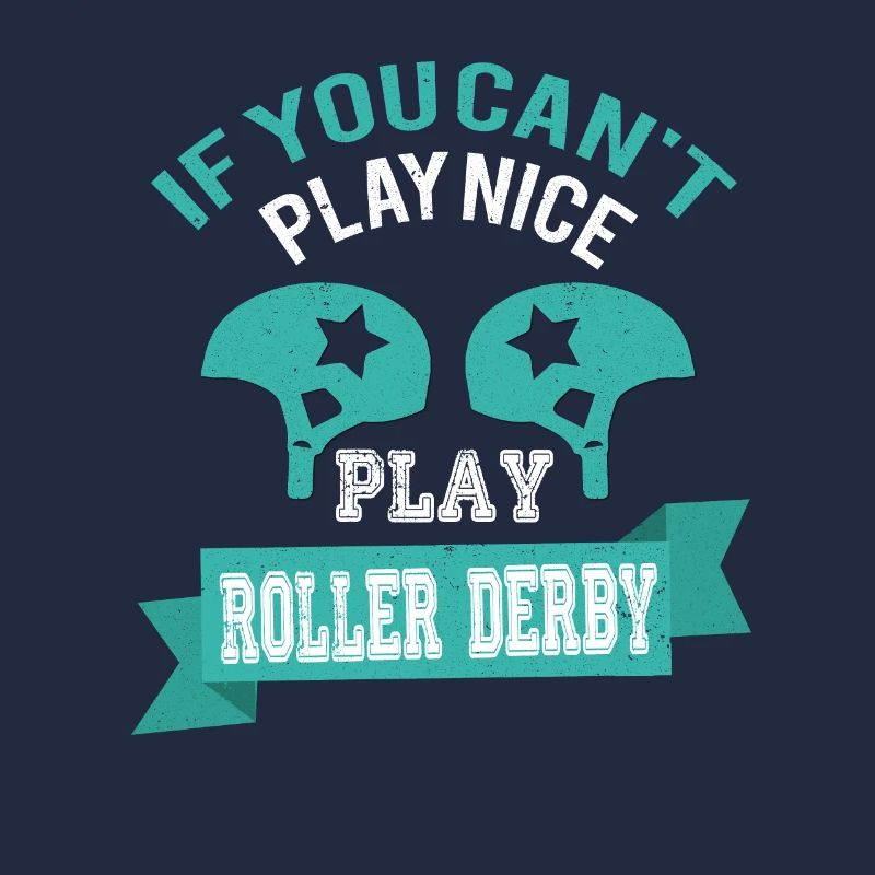 Funny Roller Derby play nice gift