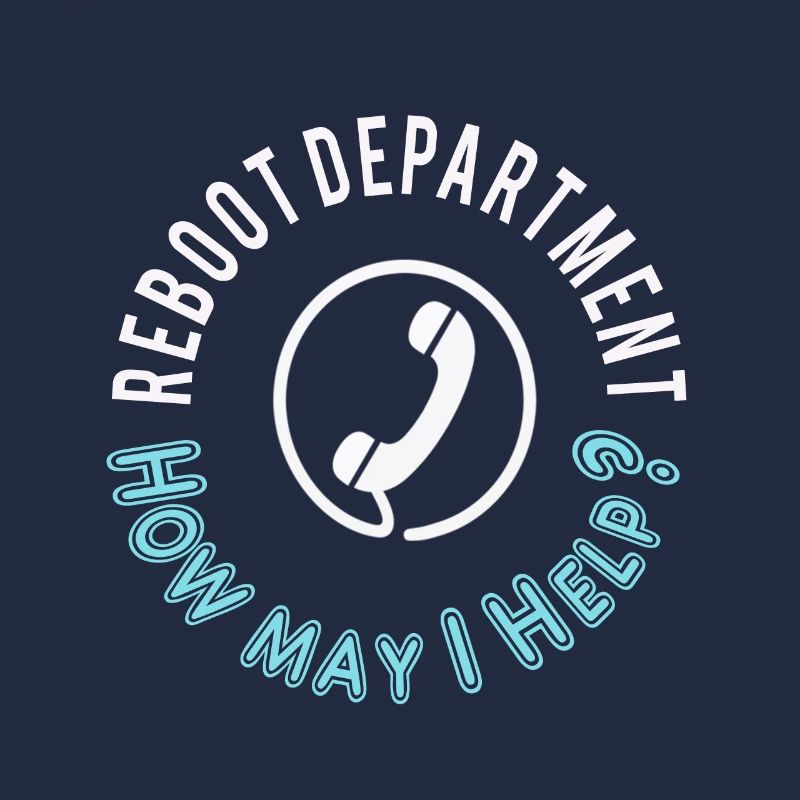 Funny Reboot Department IT computer gift