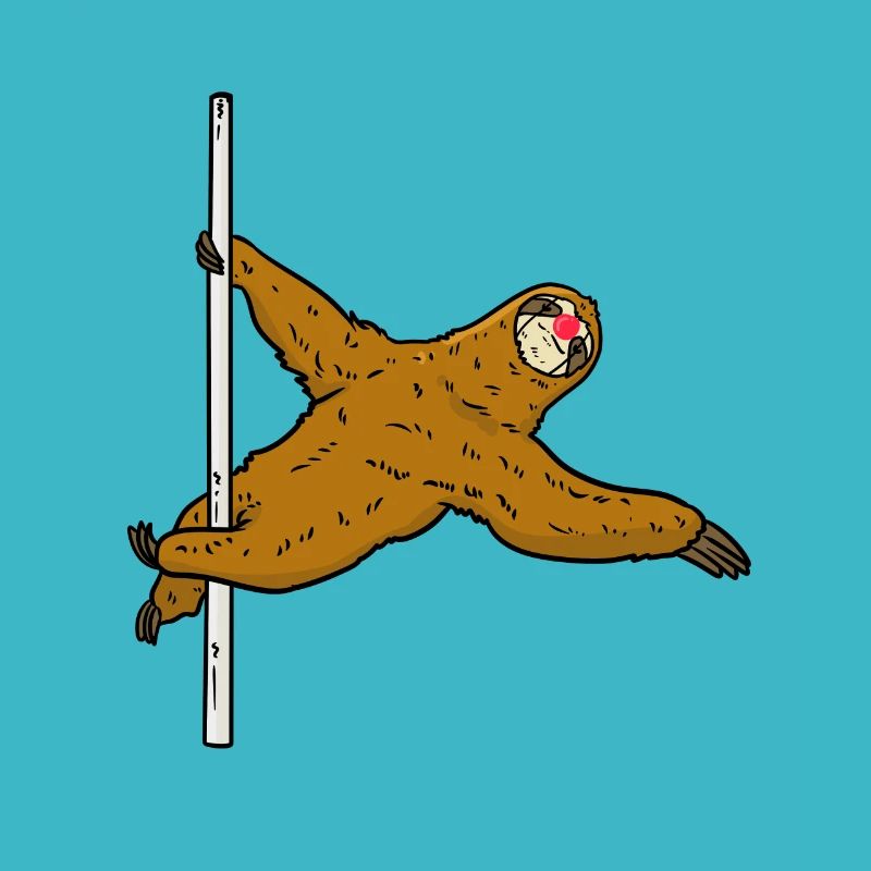 Pole Dance Sloth Pole Dance Paresseux