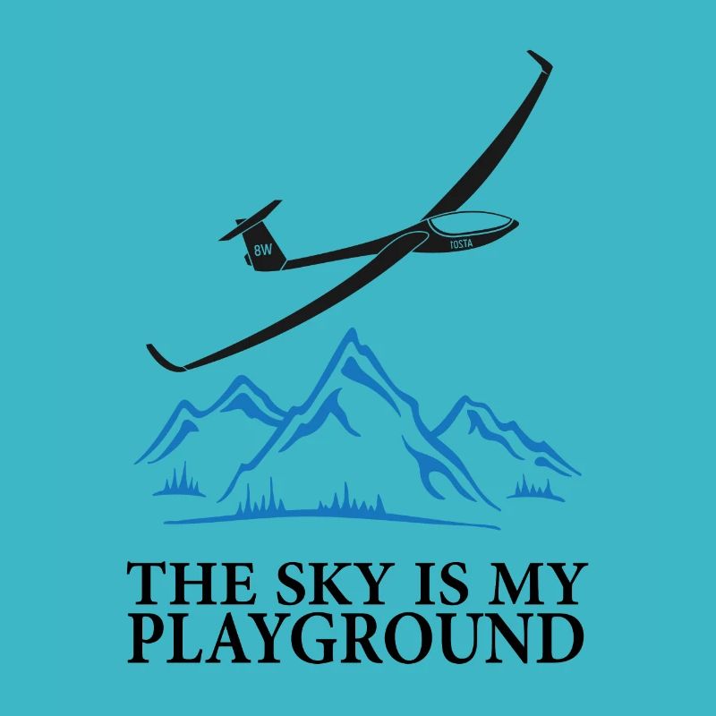 Glider, glider, plane, pilot