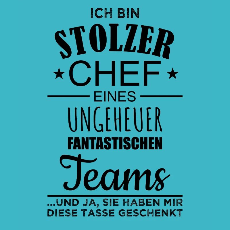 Stolzer Chef Spruch Kaffeetasse Tasse Becher Team