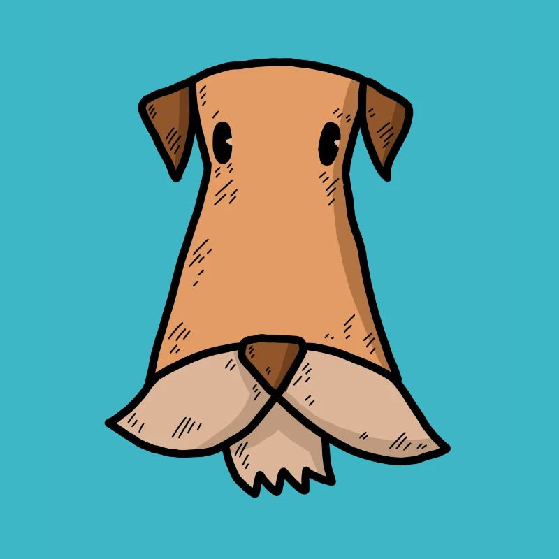 Airedale Terrier comic cartoon