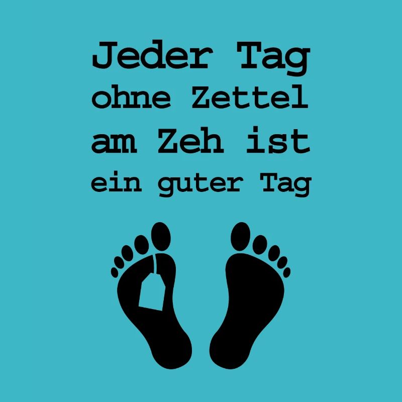 Zettel am Zeh