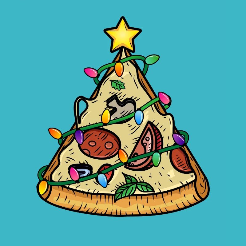 Pizza Christmas Tree Pyramide