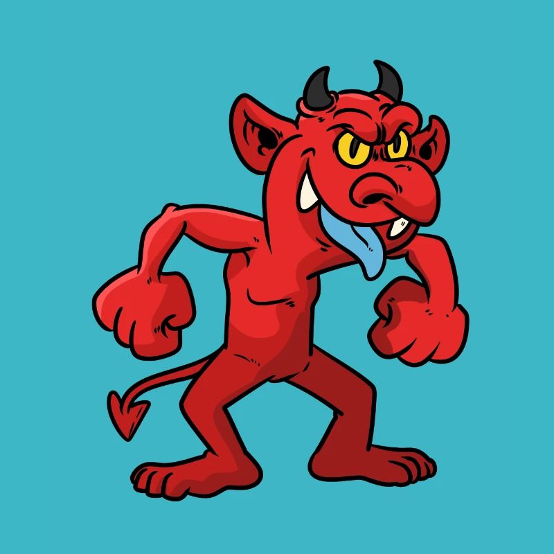 Angry devil Comic