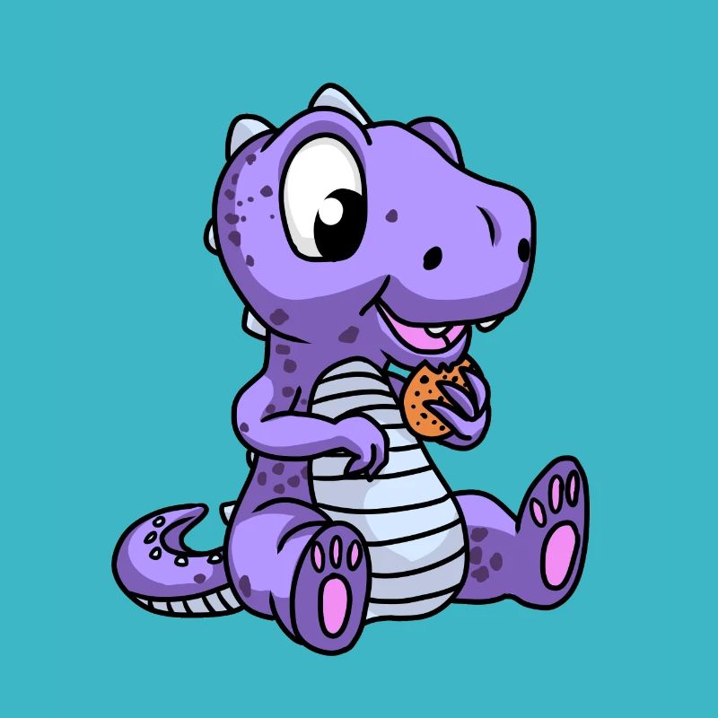 Dinosaur Fantasy Baby Biscuits Snacking Dino