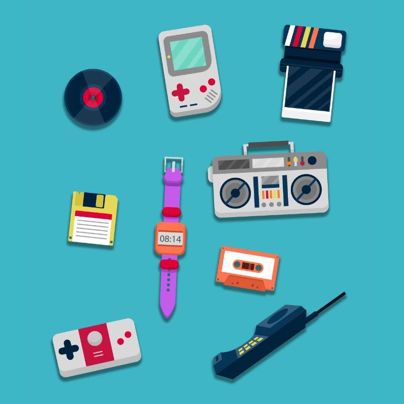 Objects from the 80s - Retro Design