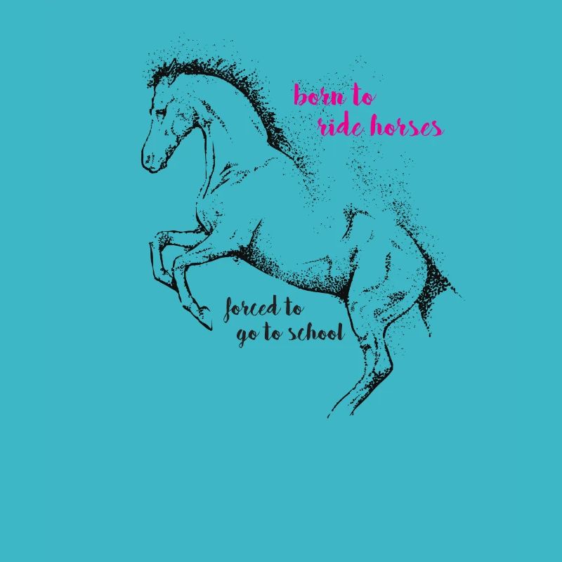 Né pour monter à cheval - Forcé d'aller à l'école