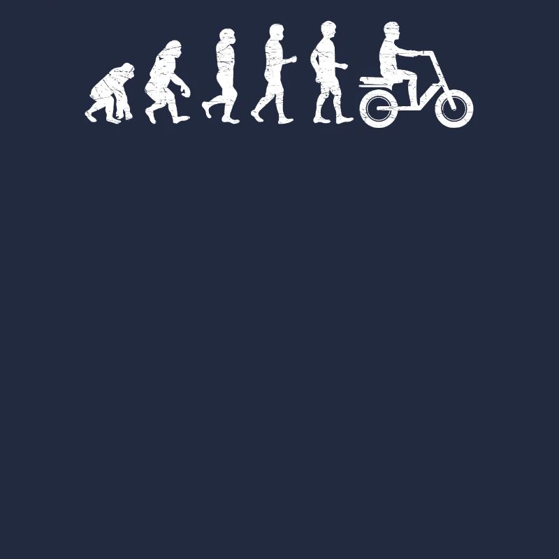Lustiges Moped Mofa Evolution Geschenk Shirt
