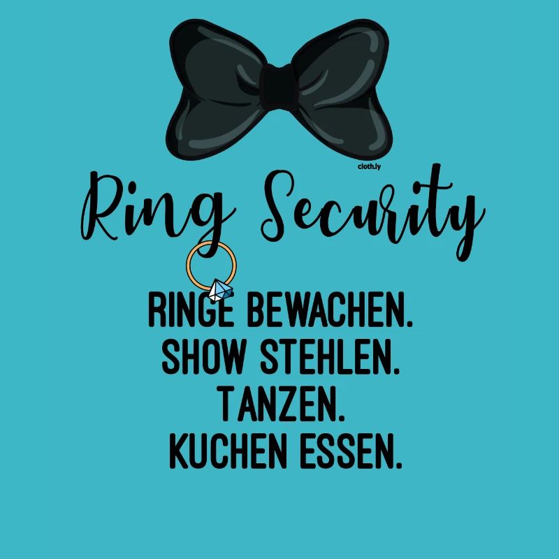 Ringträger Ring Security Hochzeit JGA