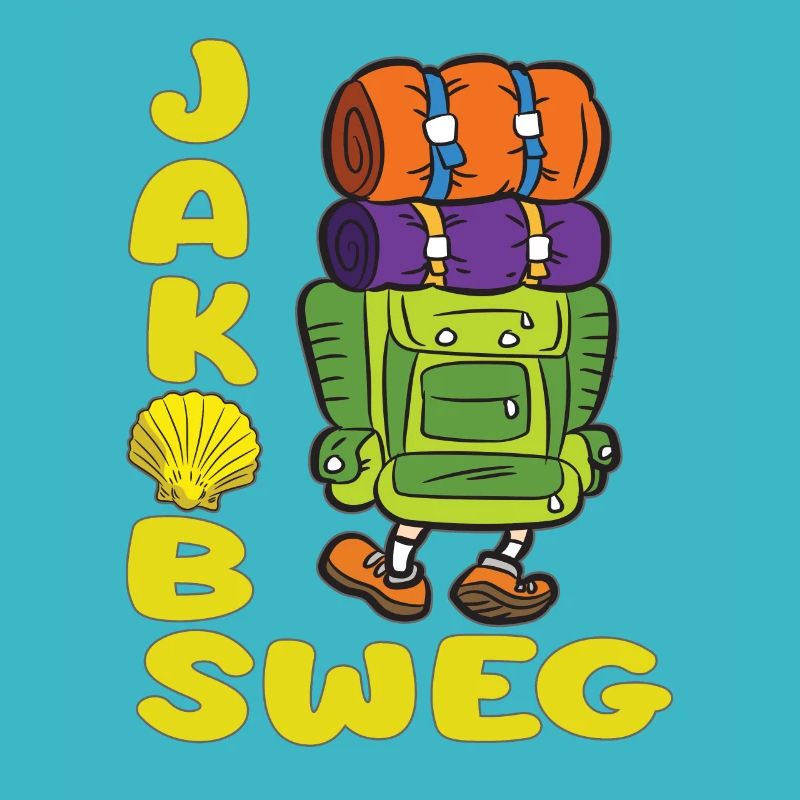 JAKOBSWEG hiker pilgrim trip pilgrim shell