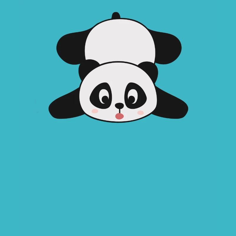 upps panda pandas panda tombe sur le nez