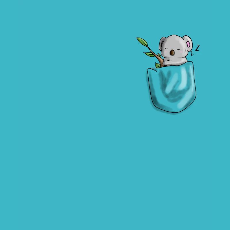 Koala Bär Tasche Essen Süß 3D Liebe