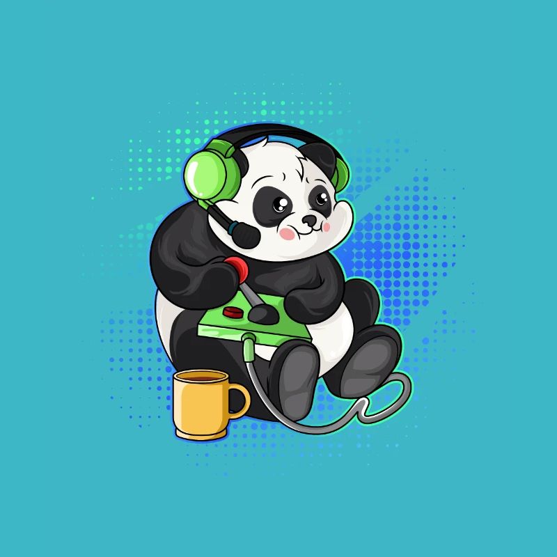 Panda Gaming Controller Gamer PC idée cadeau