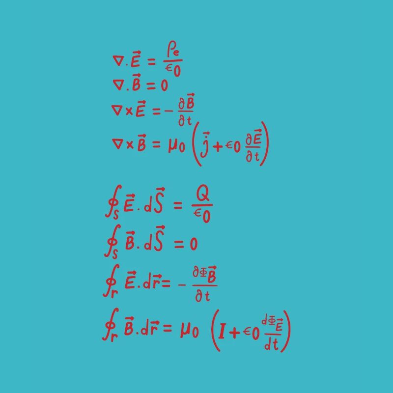 Mathematik Formel Nerd Maxwell Besserwisser