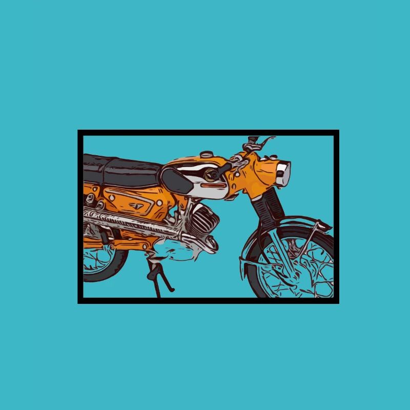 Zündapp Mofa Moped Oldtimer Geschenkidee