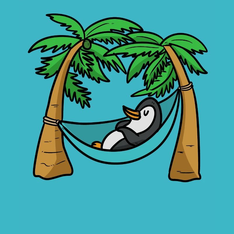 Penguin Chills Hammock Vacation