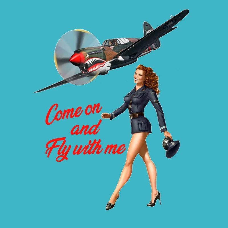 Viens voler avec moi PinUp