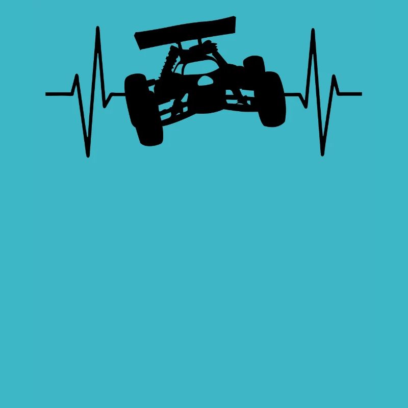 RC car model car model building EKG line gift