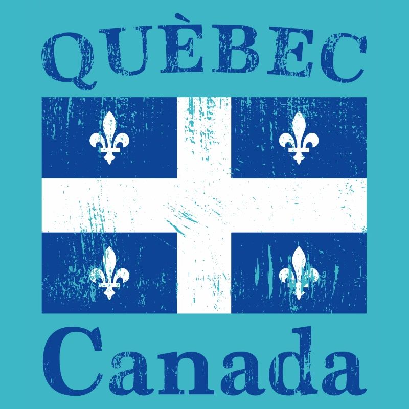 Drapeau du Québec Vintage