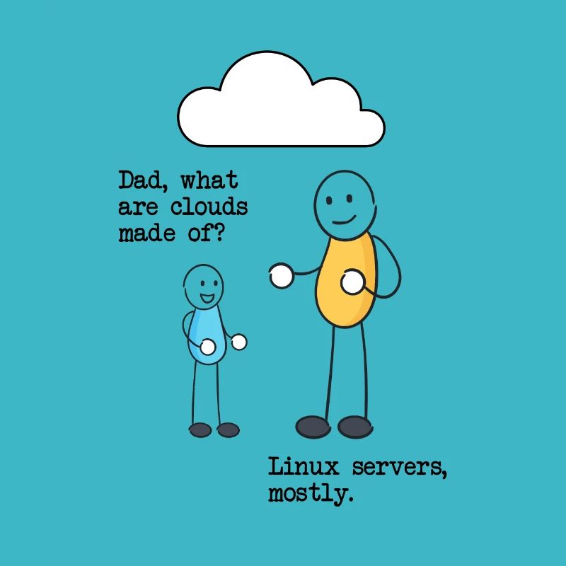 De quoi sont faits les nuages? Serveurs Linux principalement!
