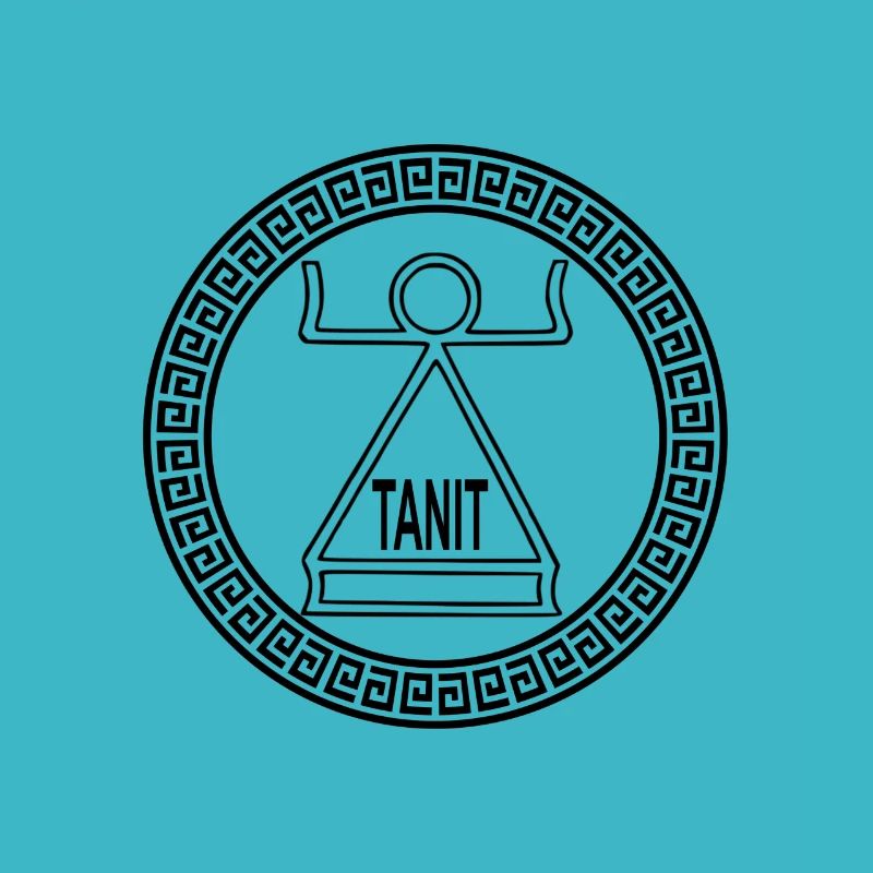Ancien symbole de Carthage Tanit Déesse de Carthage