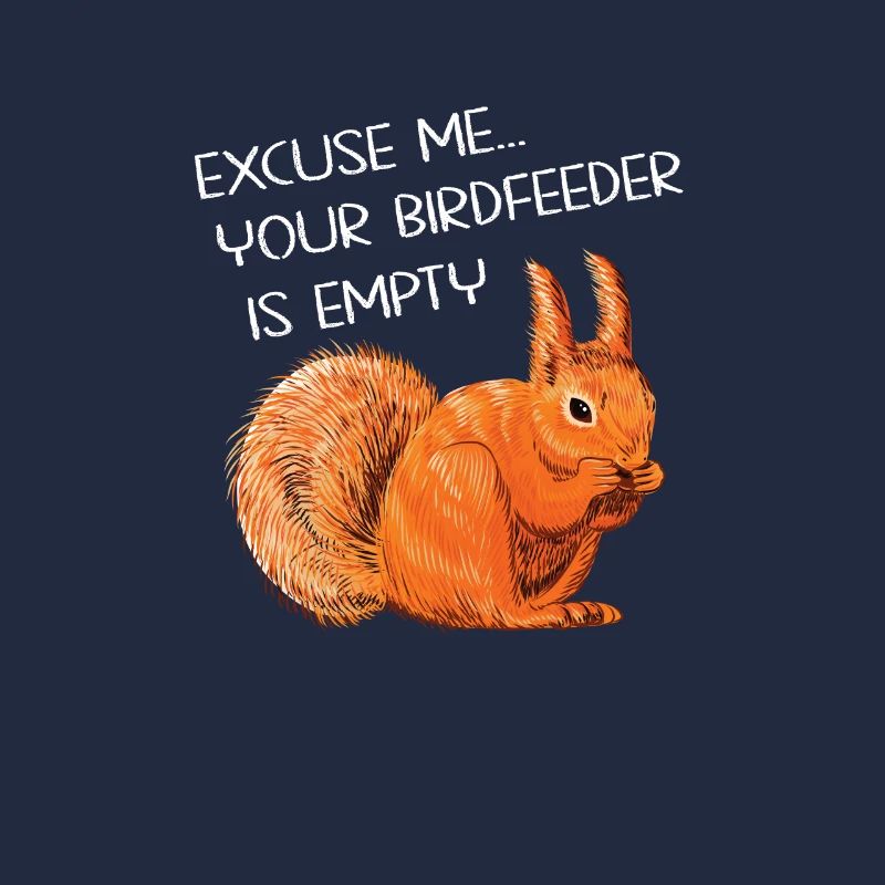 Lustiger Eichhörnchen Spruch