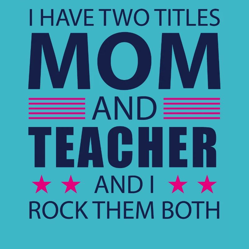 Lehrerin Mama Geschenk Mutter Lehrerin Spruch
