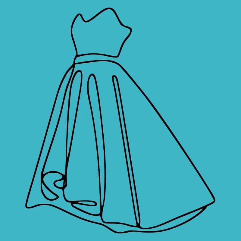 Kleid Mode Kunst Geschenk Geschenkidee