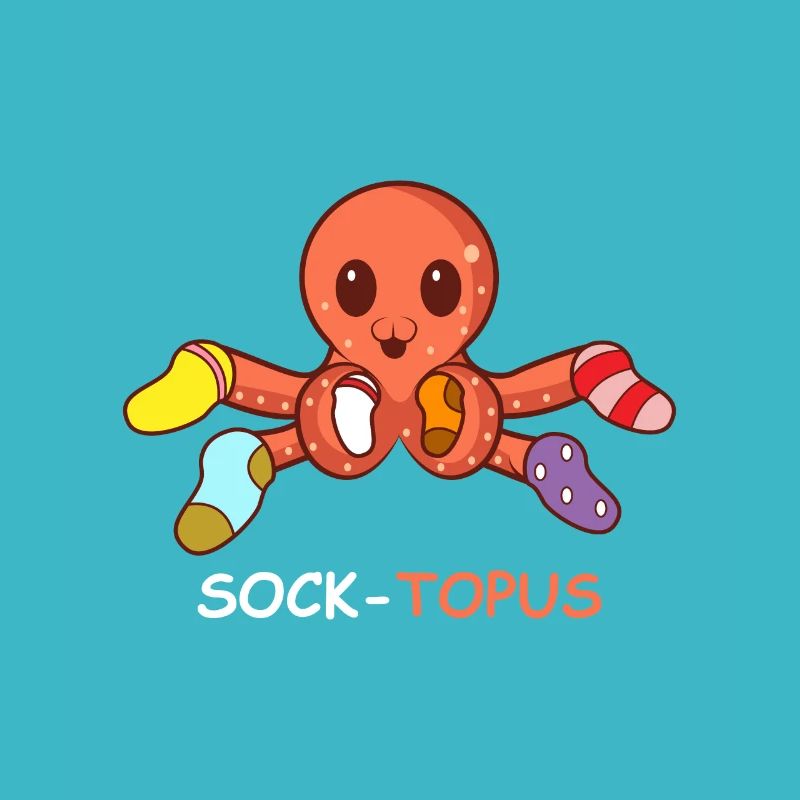 Sock-TOPUS animal lover gift