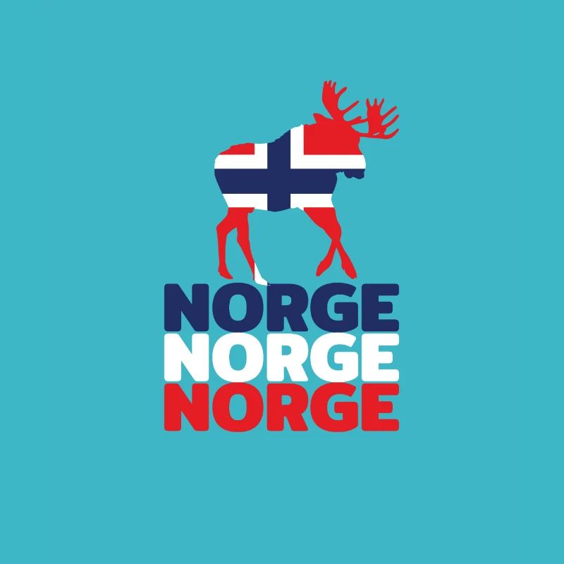 Norwegen mit Elch