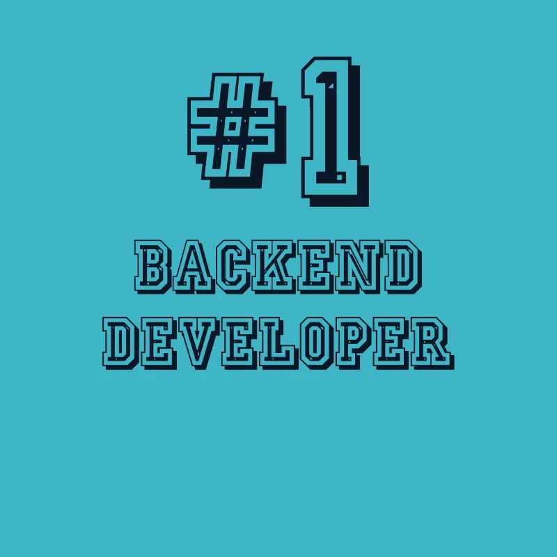 #1 Backend Developer Developer Coder Programmierer