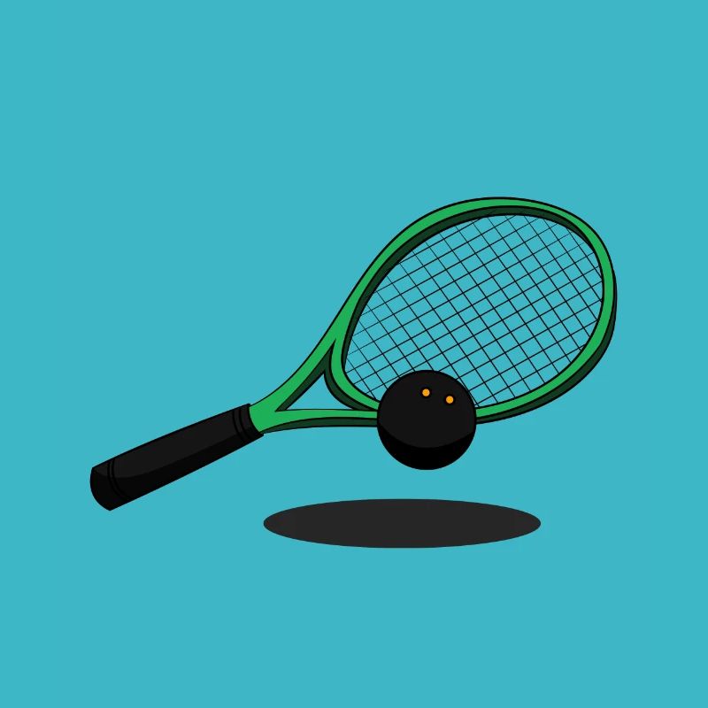 Squashball Squashball Schläger Squashen Squash