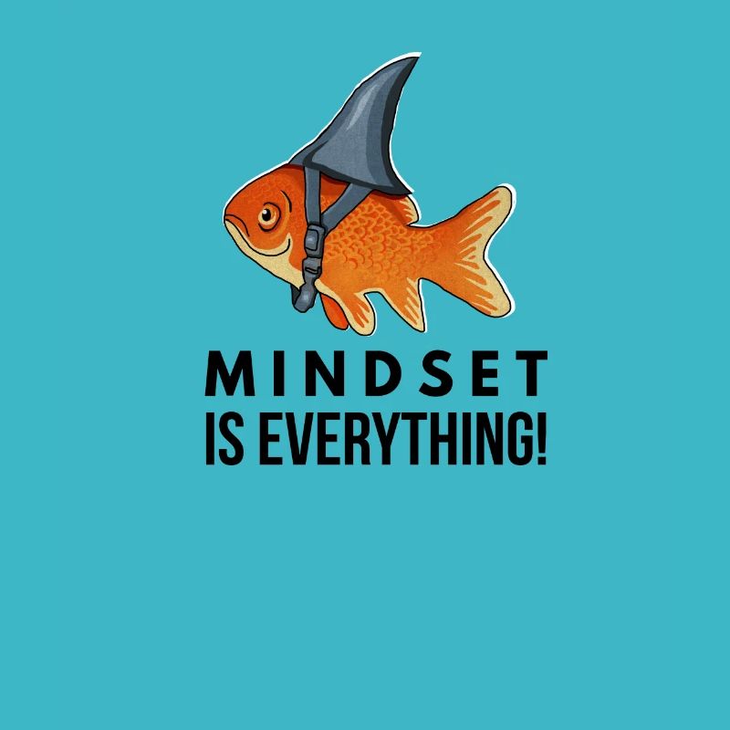 Motivational, Mindset is Everything, Goldfish