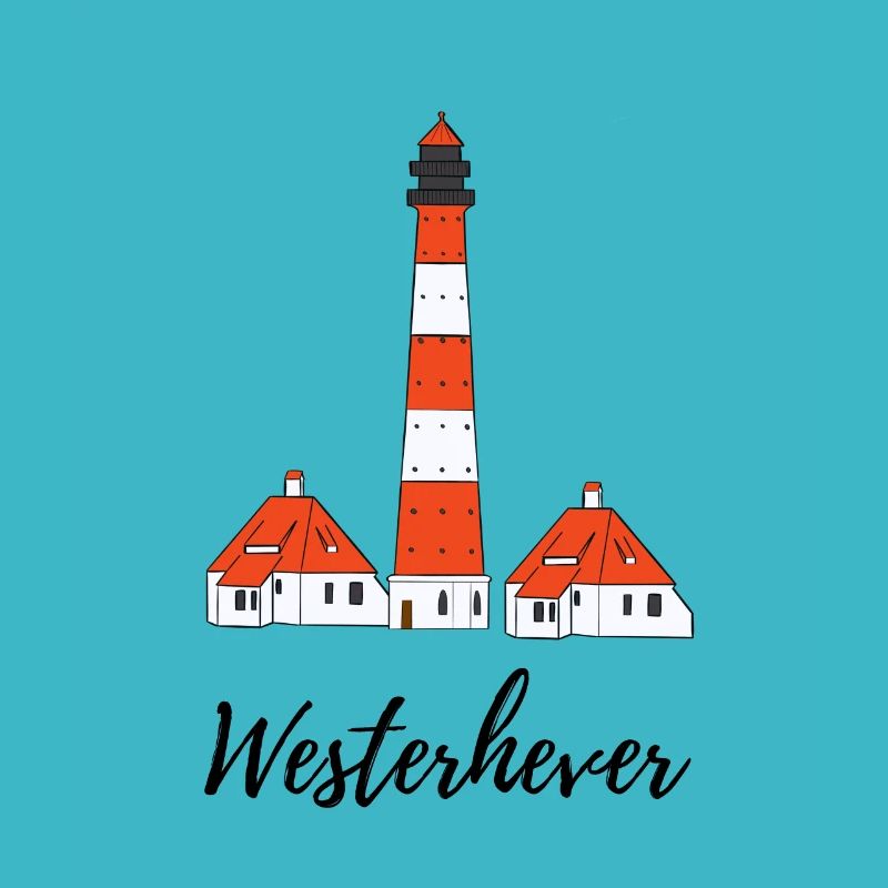 Westerhever St. Peter Ording lighthouse