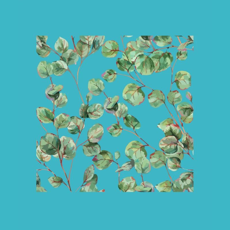 Feuilles d'eucalyptus vert
