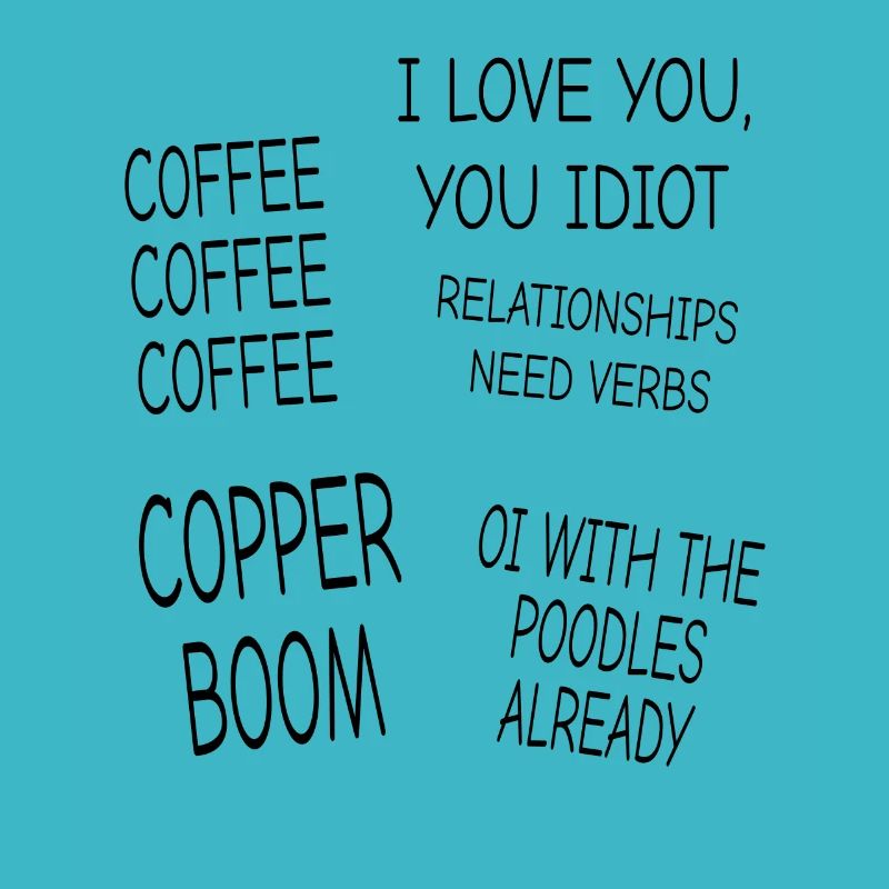 Coffee Coffee Coffee, Cooper Boom, Sticker Pack