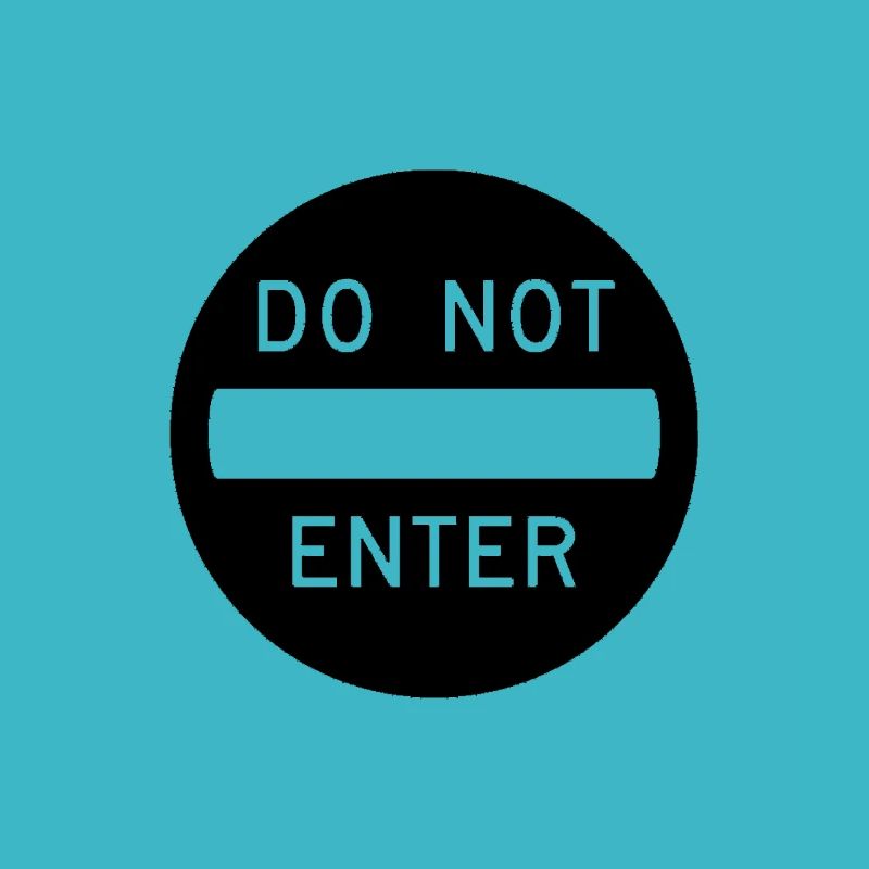 Do not enter Einbahnstraße Stop Schild Lustig