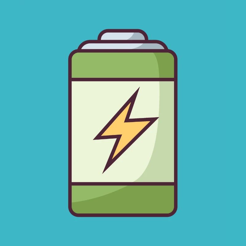 Batterie voller Energie.