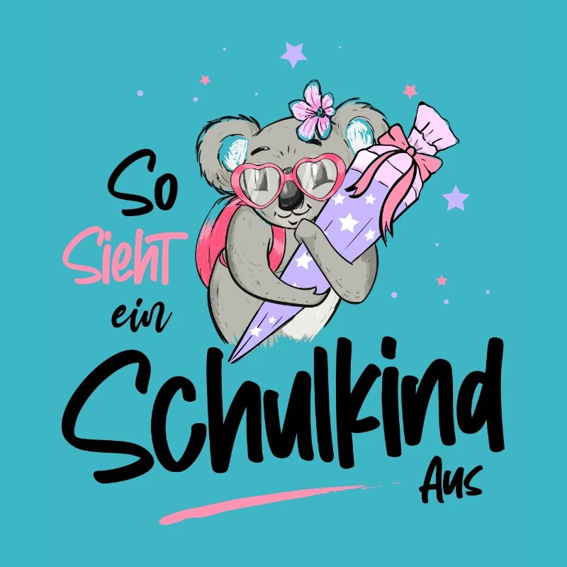 Scolarisation de première classe motif avec koala