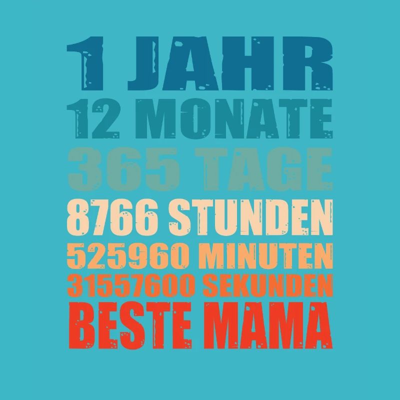 1 Jahre Beste Mama Spruch Muttertag Geschenk