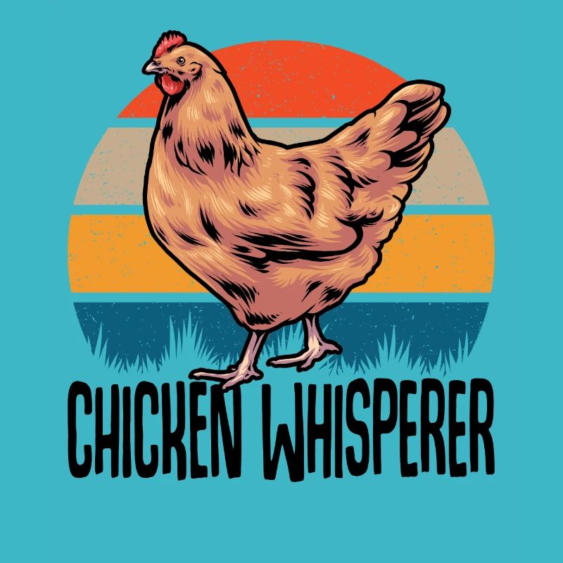 Éleveur de poulets Sort Poulet Whisperer